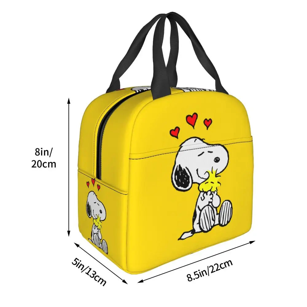 Snoopy Backpack Halloween Insulated Lunch Bag 22x20x13cm