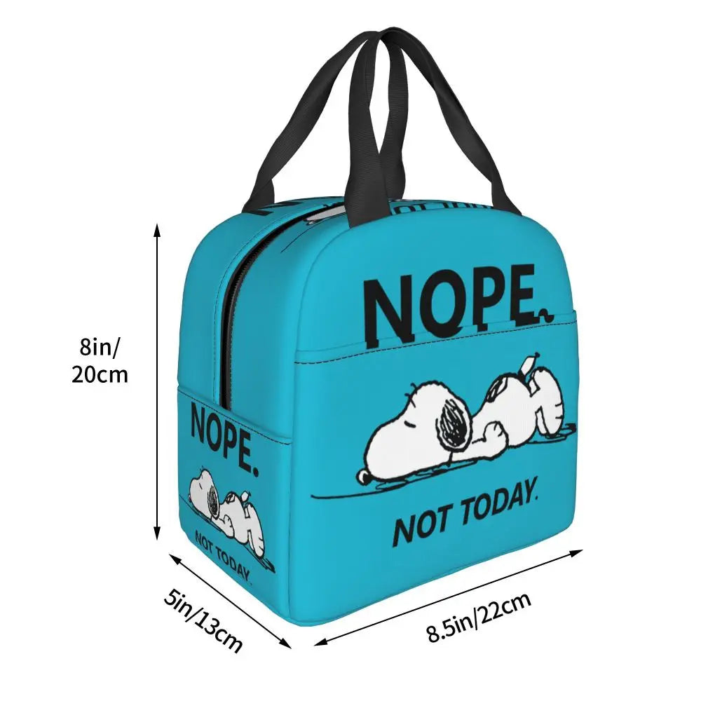 Snoopy Backpack Halloween Insulated Lunch Bag 22x20x13cm