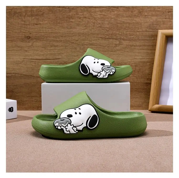 MINISO Snoopy Non Slip Indoor Slippers Snoopy Slippers