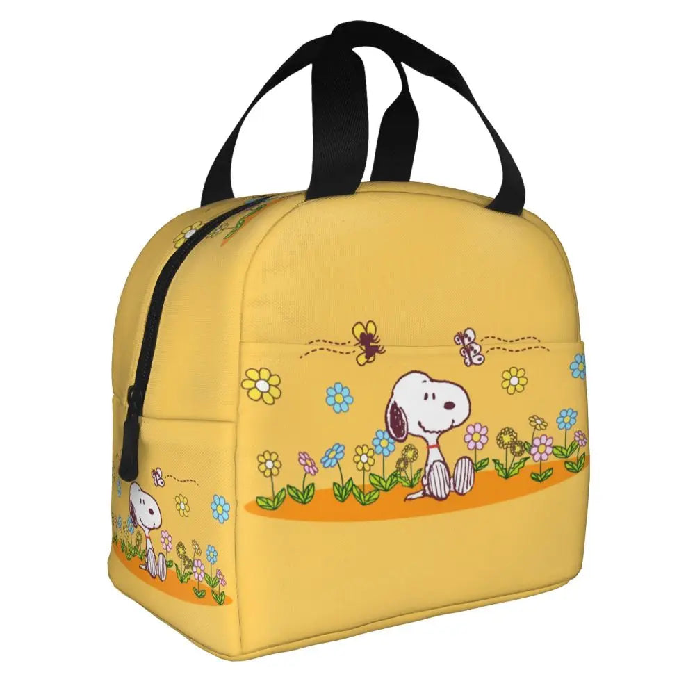 Snoopy Backpack Halloween Insulated Lunch Bag 22x20x13cm