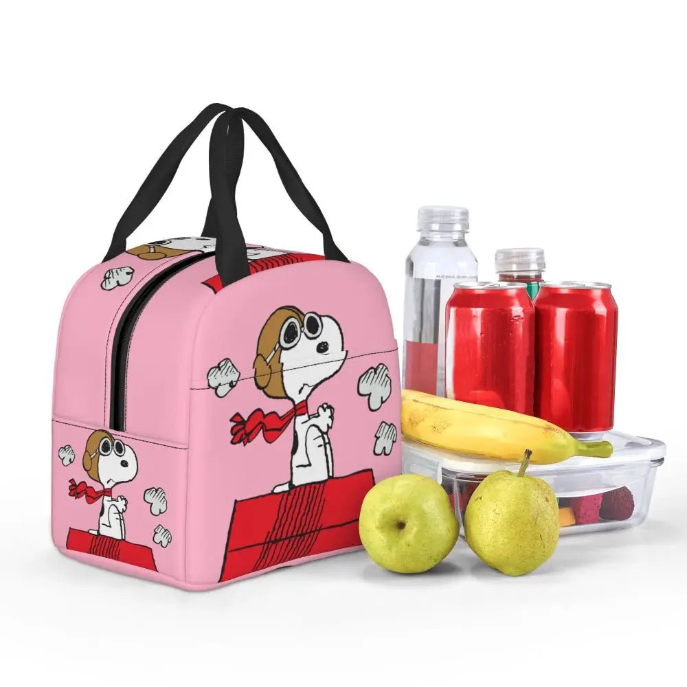 Snoopy Backpack Halloween Insulated Lunch Bag 22x20x13cm