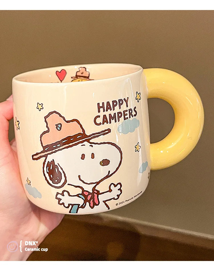 460ML Graduation Ceramic Mug Snoopy Cup