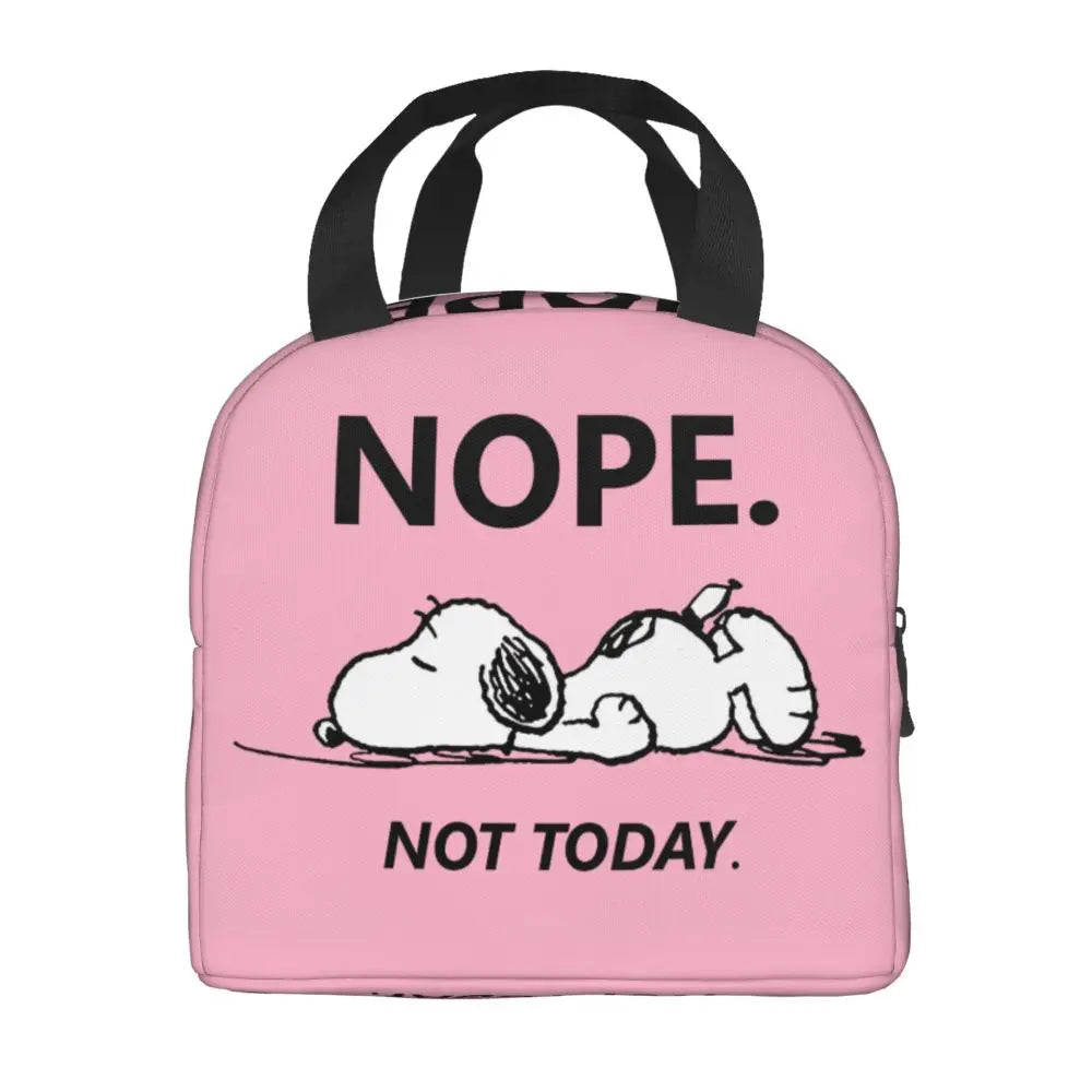 Snoopy Backpack Halloween Insulated Lunch Bag 22x20x13cm