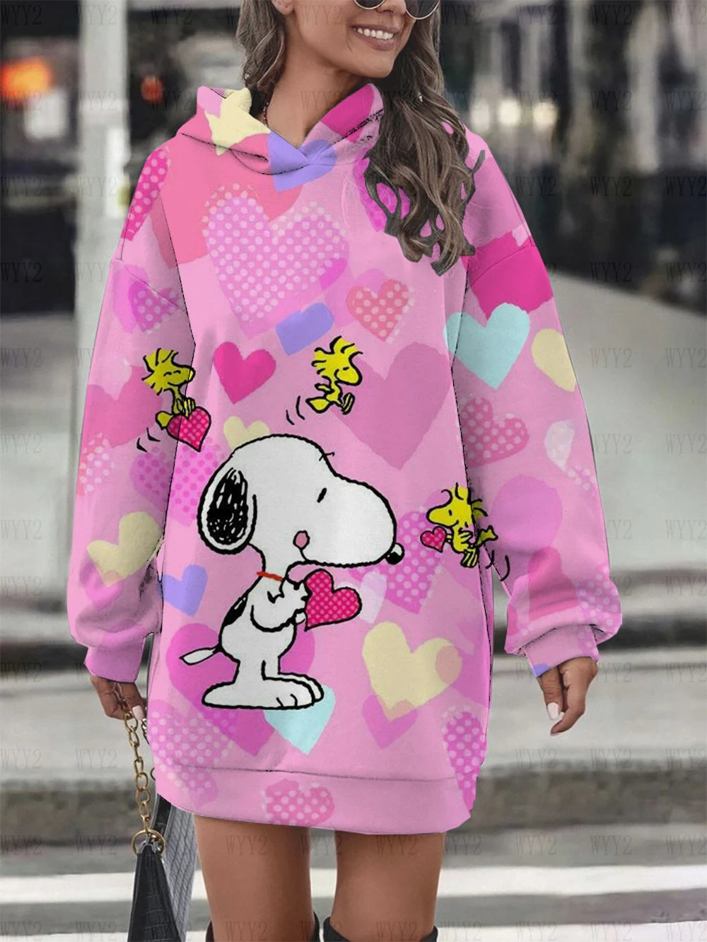 Loose Casual Snoopy Hoodie