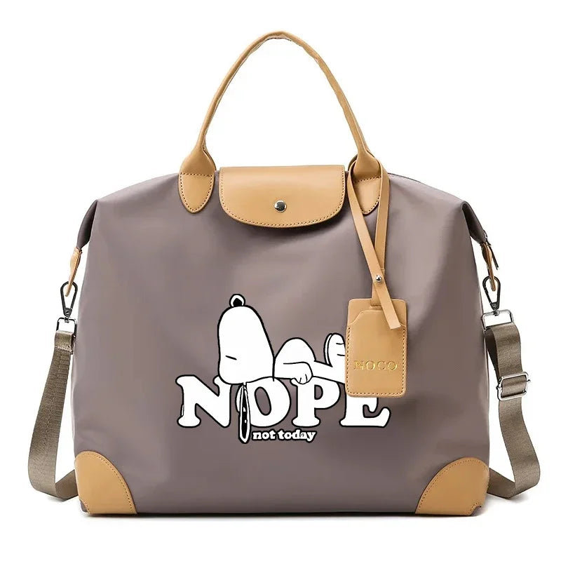 Snoopy Backpack Large Anime Travel Bag For Women 41x16x33cm