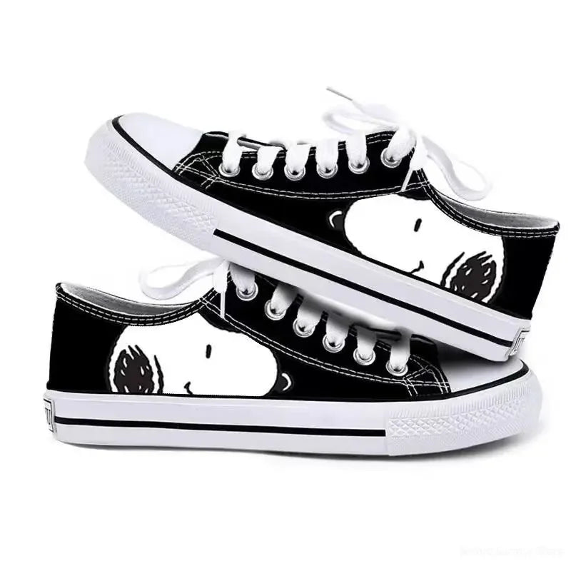 Womens Casual Low Sneakers Non Slip Lightweight Snoopy Shoes