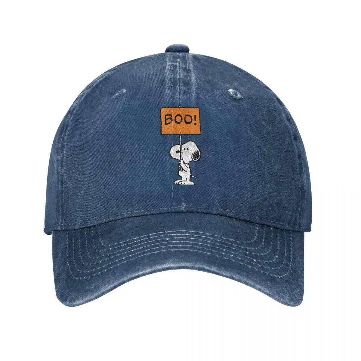 Vintage Peanuts Distressed Denim Baseball Snoopy Hat
