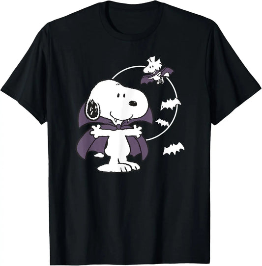 Halloween Vampire Tee Cotton Snoopy Shirt
