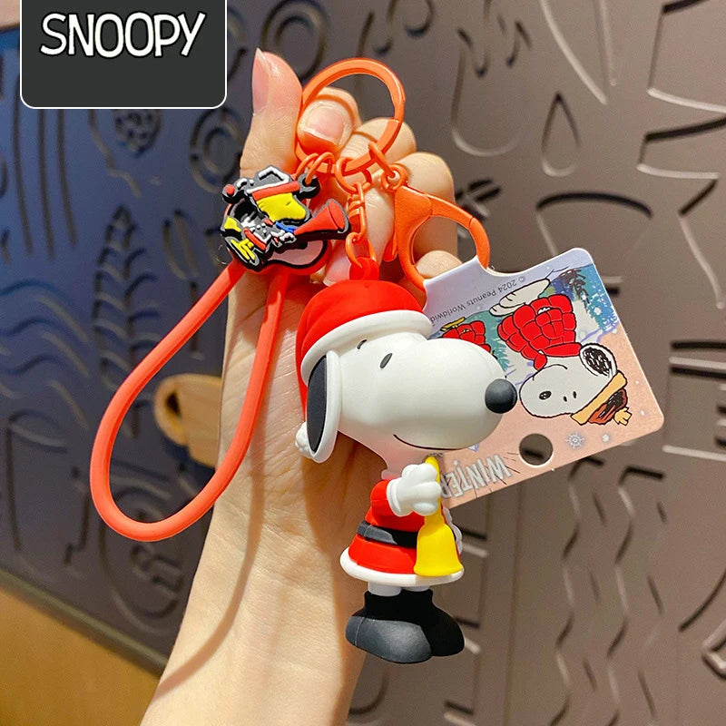 Key Chain Christmas Bag Charm Snoopy Keychain