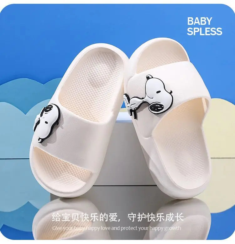 Snoopy Cartoon Slippers Lightweight Anti Slip Snoopy Shoes
