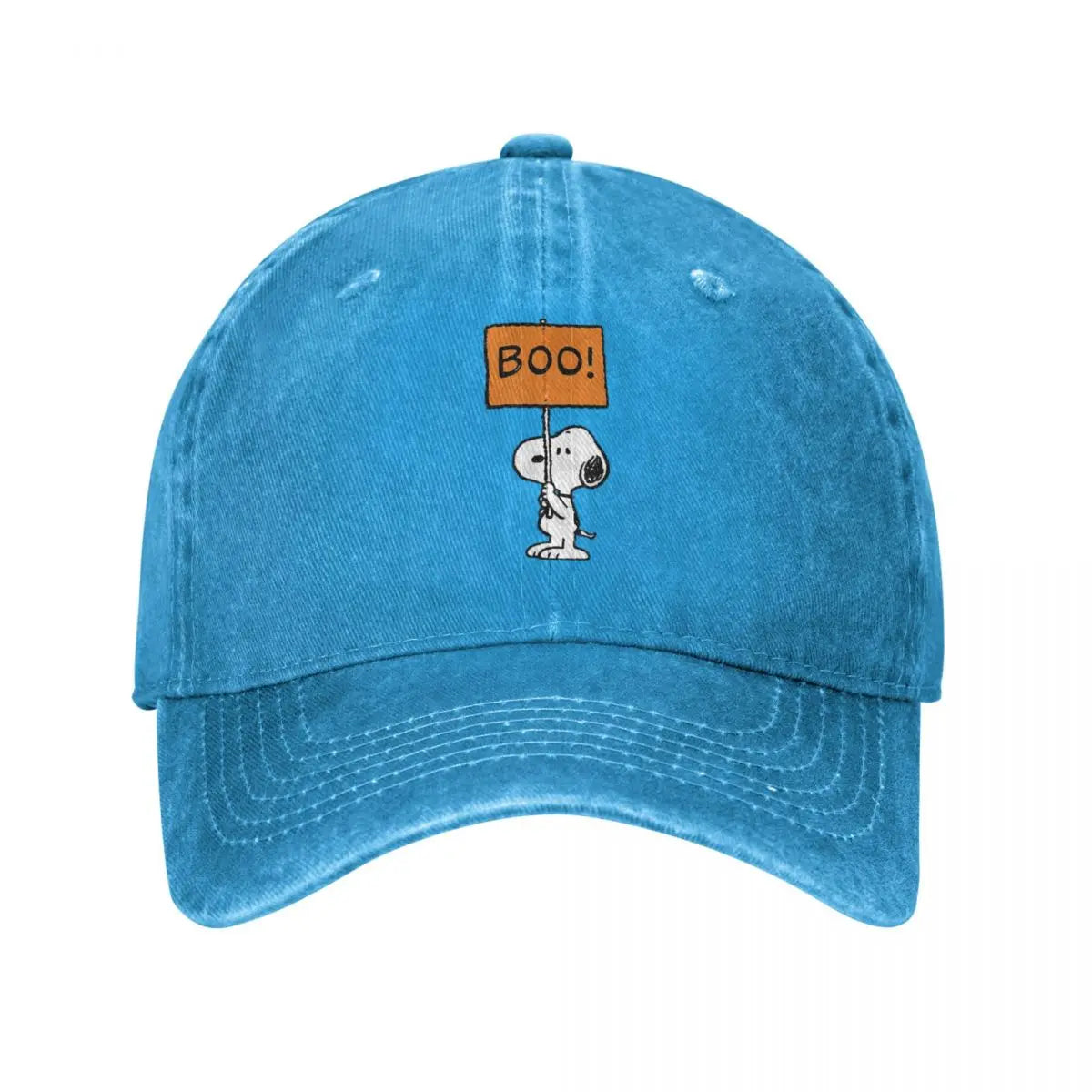 Vintage Peanuts Distressed Denim Baseball Snoopy Hat