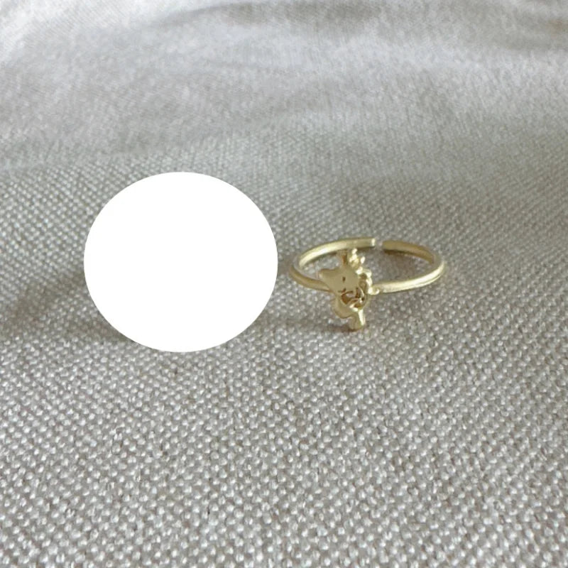 Adjustable Snoopy Alloy Ring