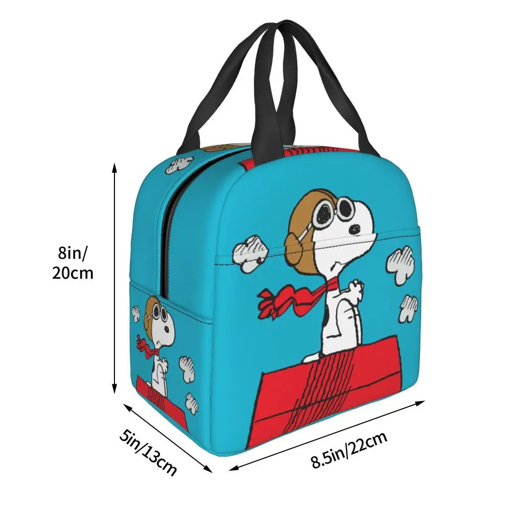 Snoopy Backpack Halloween Insulated Lunch Bag 22x20x13cm
