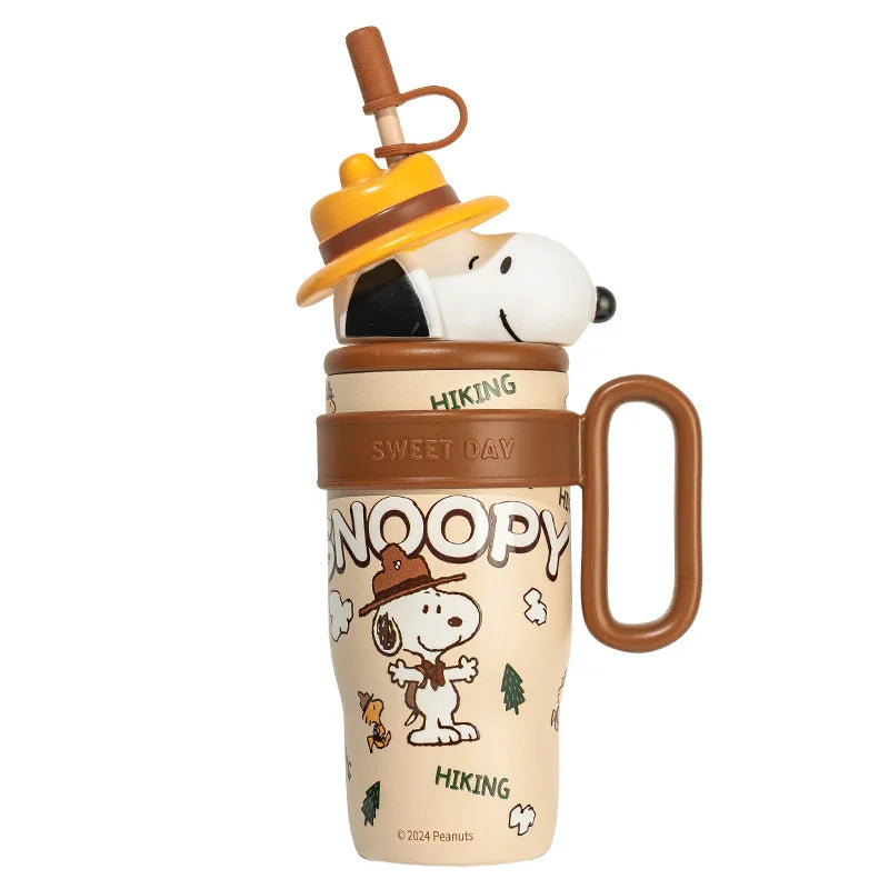 800ML Stainless Vacuum Insulated Bottle Snoopy Mug