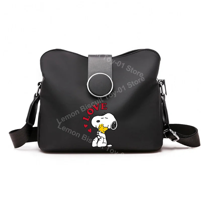 Snoopy Backpack Crossbody Nylon Shoulder Bag Licensed