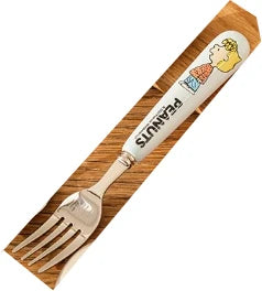 Anime Snoopy Spoon Fork Child Cartoon Snoopy Doll Fruit Fork Spoon Suit Girl Tableware Stainless Steel Student Spoon Fork