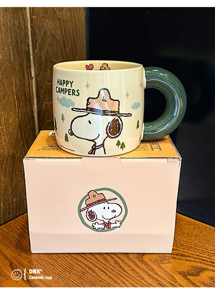 460ML Graduation Ceramic Mug Snoopy Cup