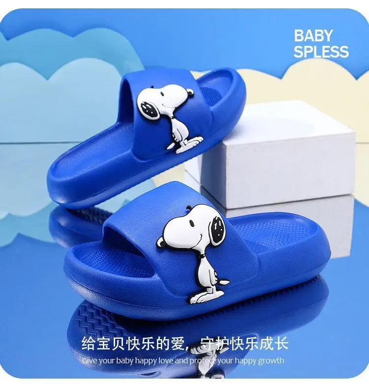 Snoopy Cartoon Slippers Lightweight Anti Slip Snoopy Shoes