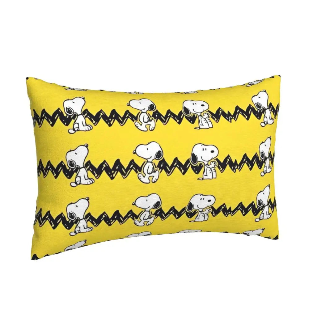 Cute Pillowcase 18in Square Red Snoopy Pillow