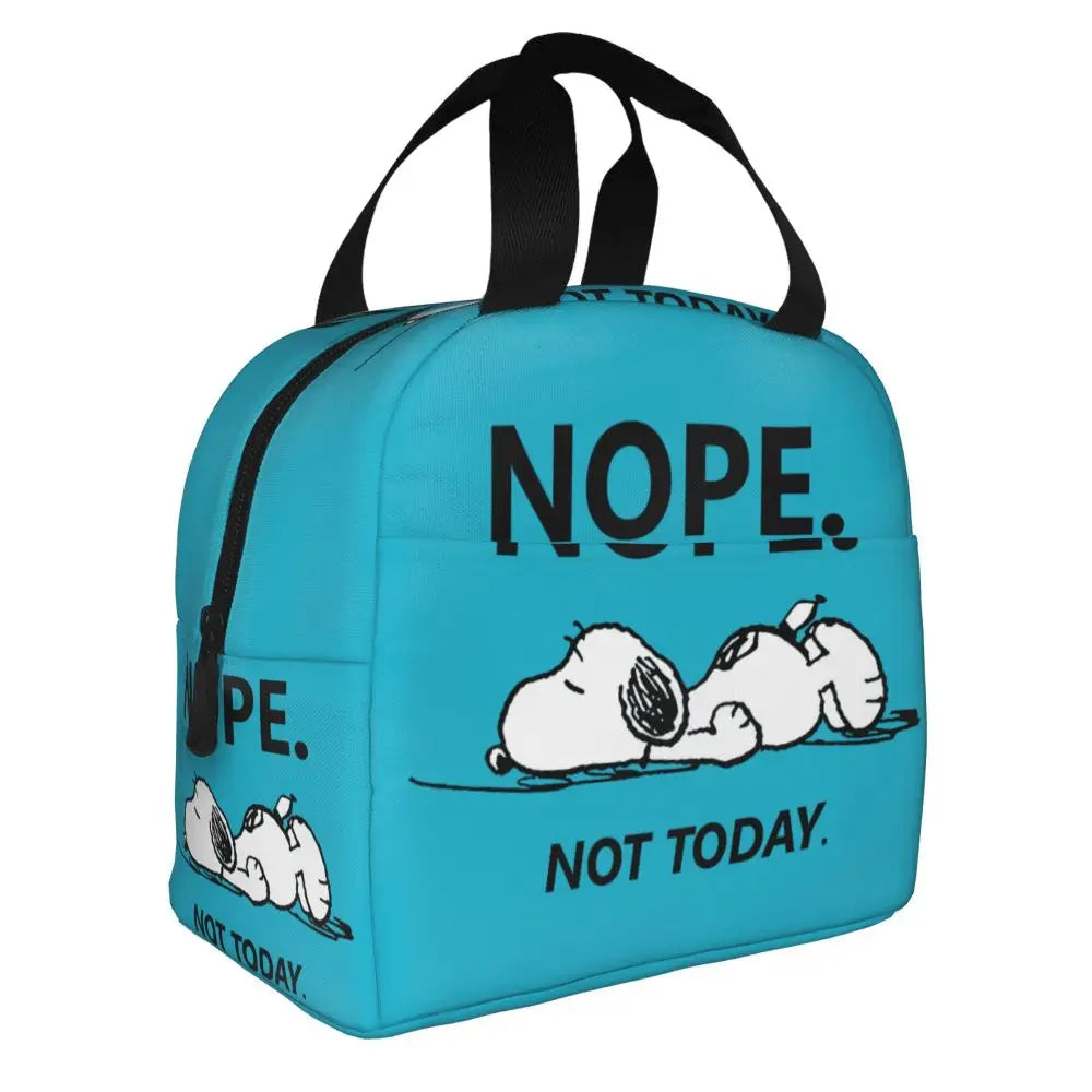 Snoopy Backpack Halloween Insulated Lunch Bag 22x20x13cm