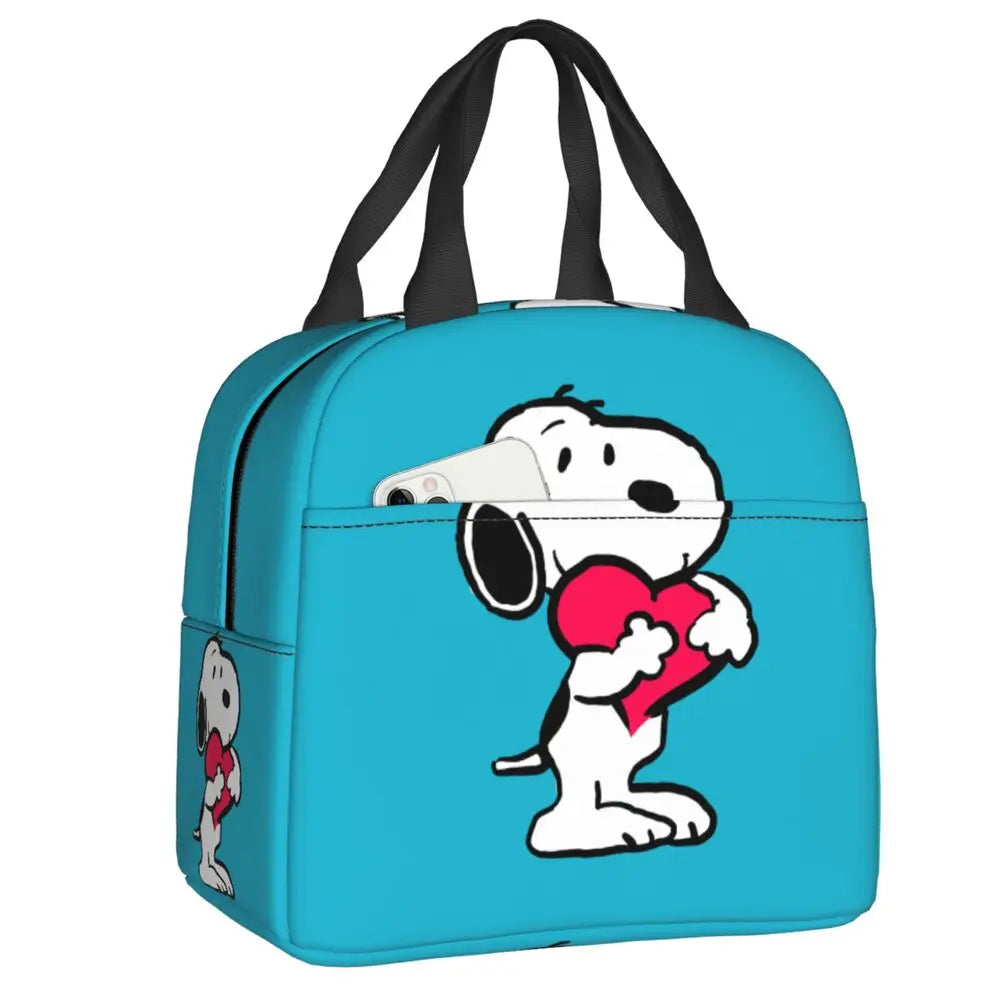 Snoopy Backpack Halloween Insulated Lunch Bag 22x20x13cm