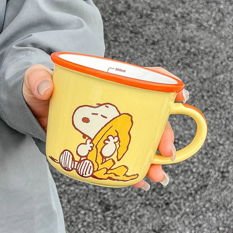 Couple Coffee Mugs Snoopy Cup
