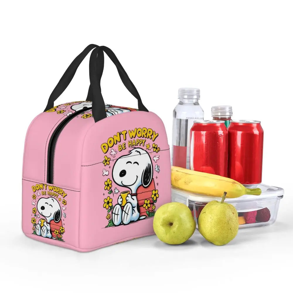 Snoopy Backpack Halloween Insulated Lunch Bag 22x20x13cm