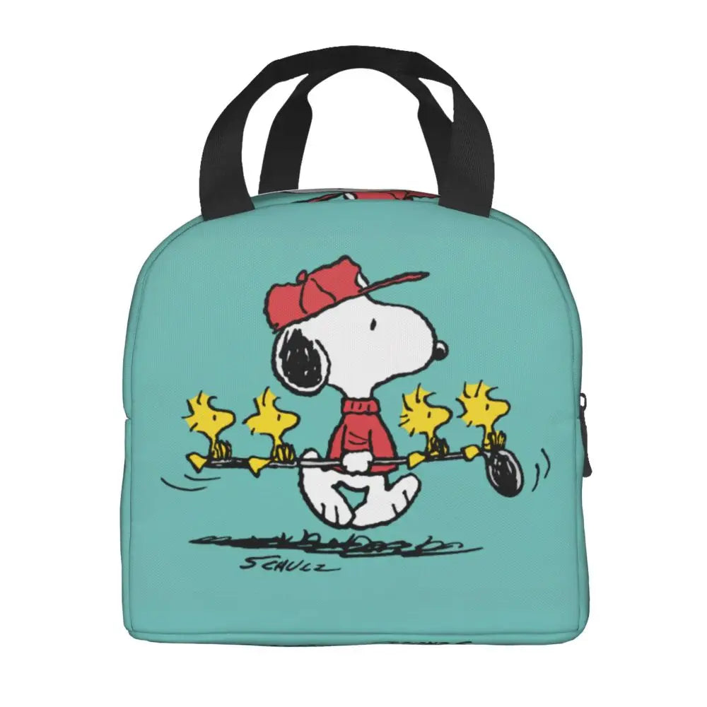 Snoopy Backpack Halloween Insulated Lunch Bag 22x20x13cm