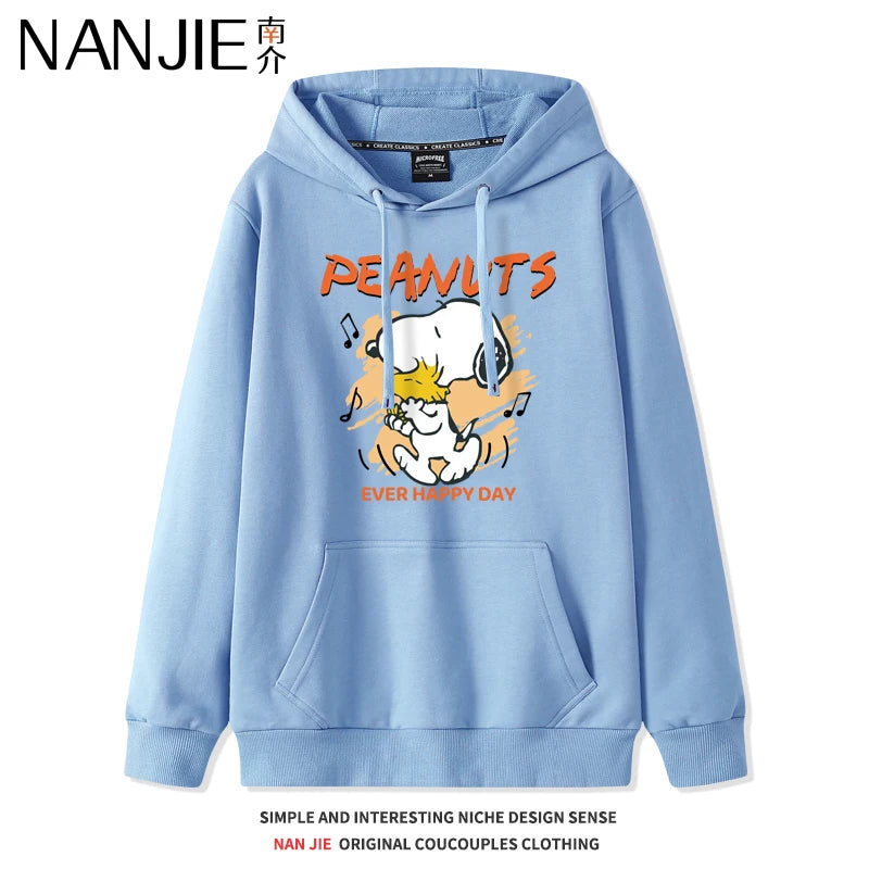 Velvet Hooded Sweatshirt Snoopy Stuffed Sweatshirt