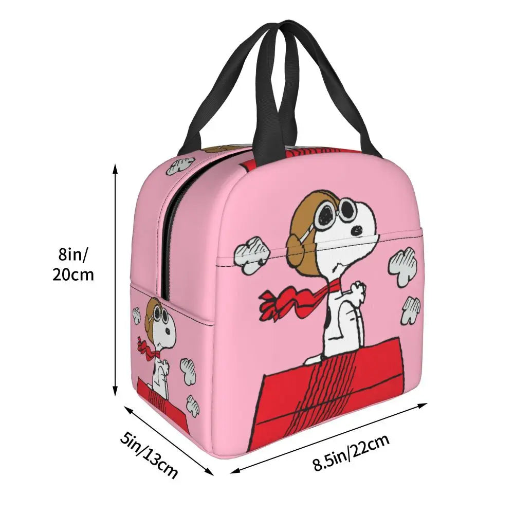 Snoopy Backpack Halloween Insulated Lunch Bag 22x20x13cm