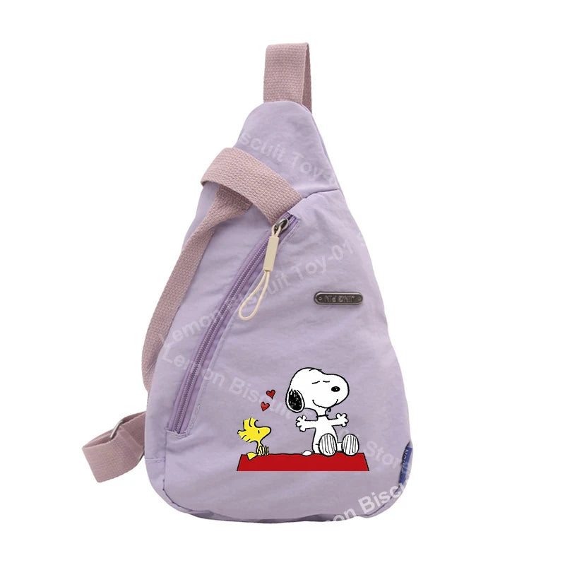 Snoopy Backpack Chest Bag Unisex Crossbody Phone Pouch