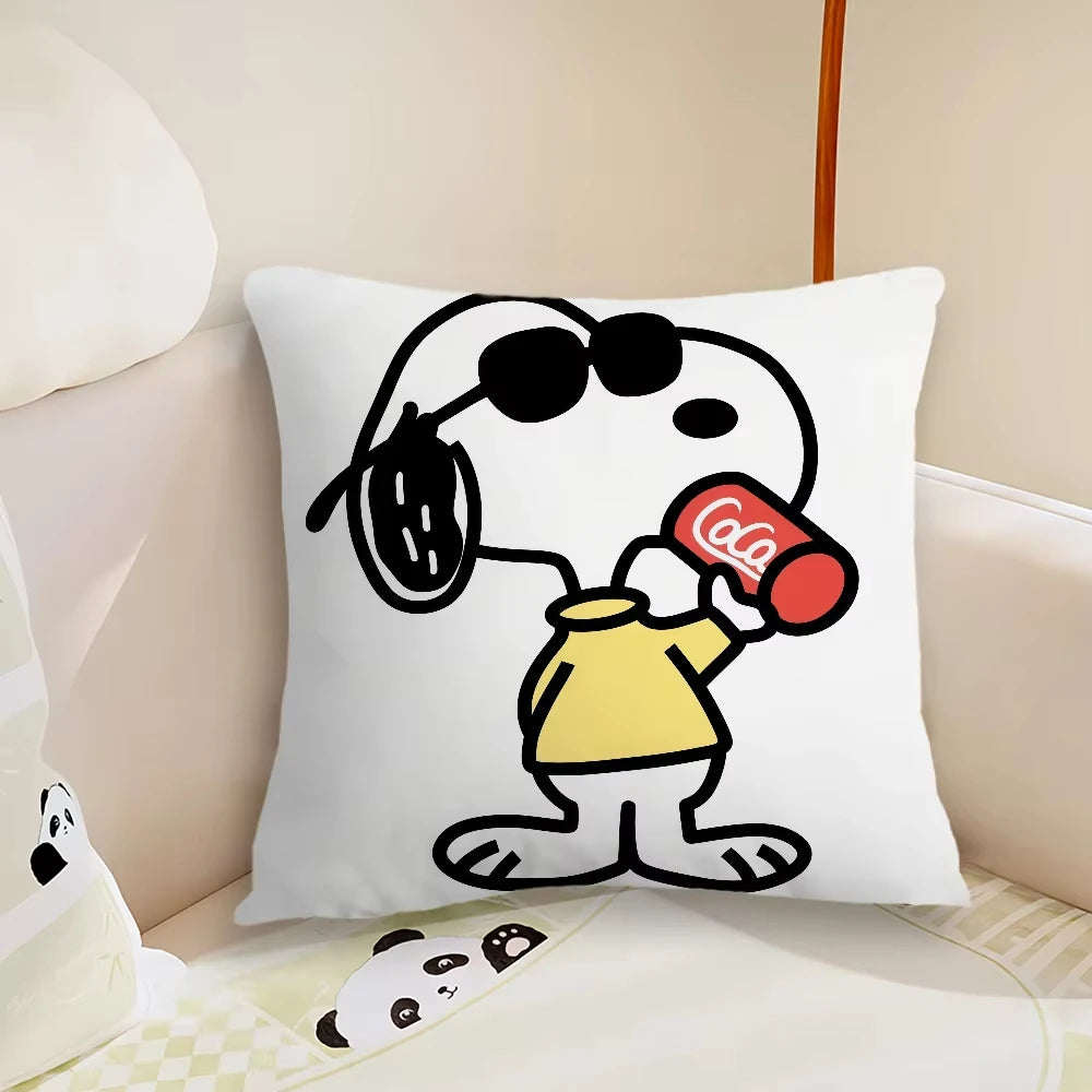 Pillow Covers DoubleSided Snoopy Pillow