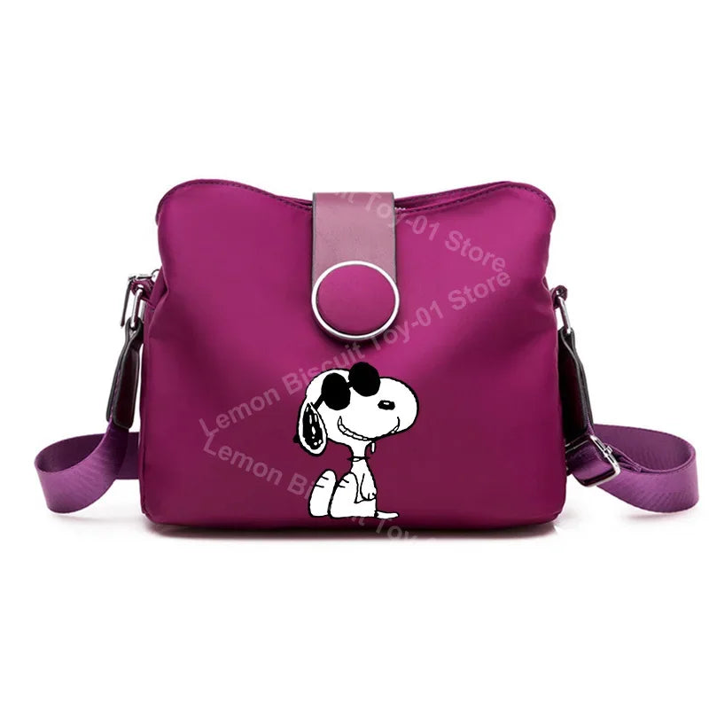 Snoopy Backpack Crossbody Nylon Shoulder Bag Licensed
