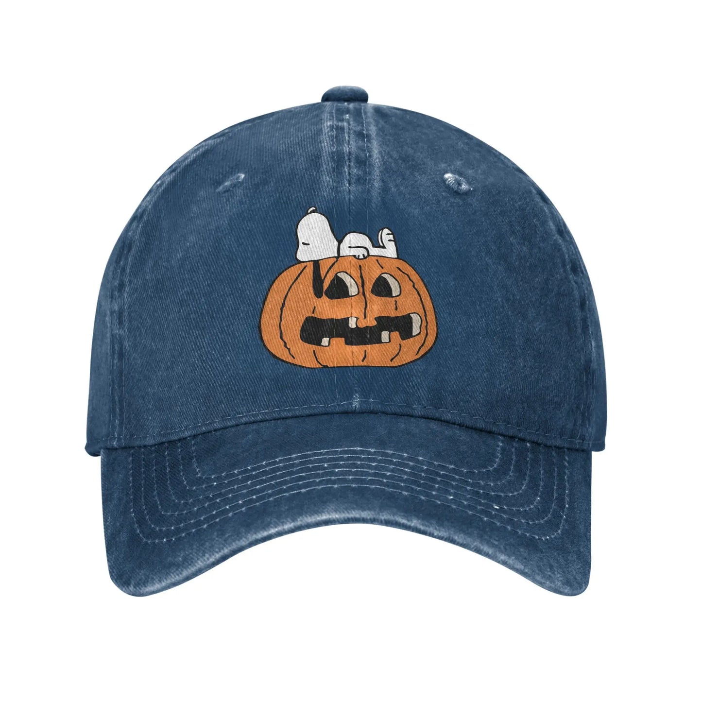 Halloween Pumpkin Print Cap Adjustable Snoopy Hat