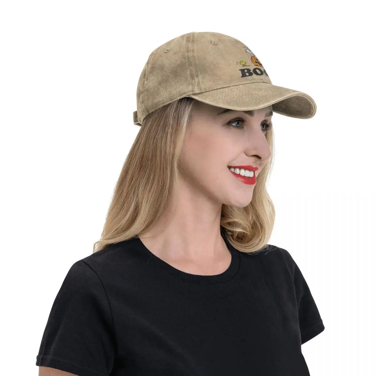 Peanuts Halloween Boo Baseball Snoopy Hat