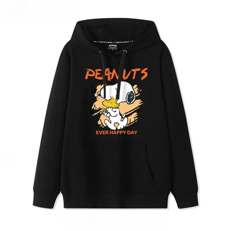 Velvet Hooded Sweatshirt Snoopy Stuffed Sweatshirt