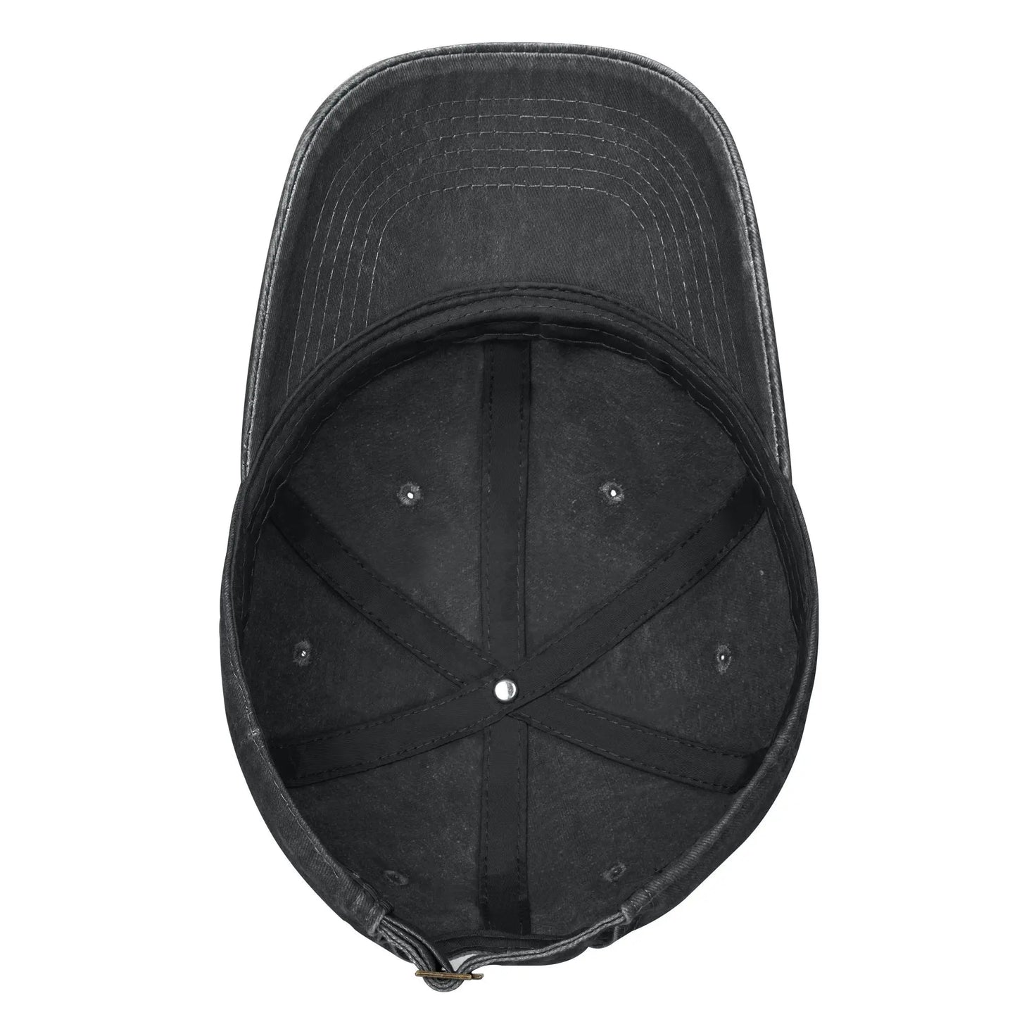 Black Halloween Pumpkin Washed Snoopy Hat