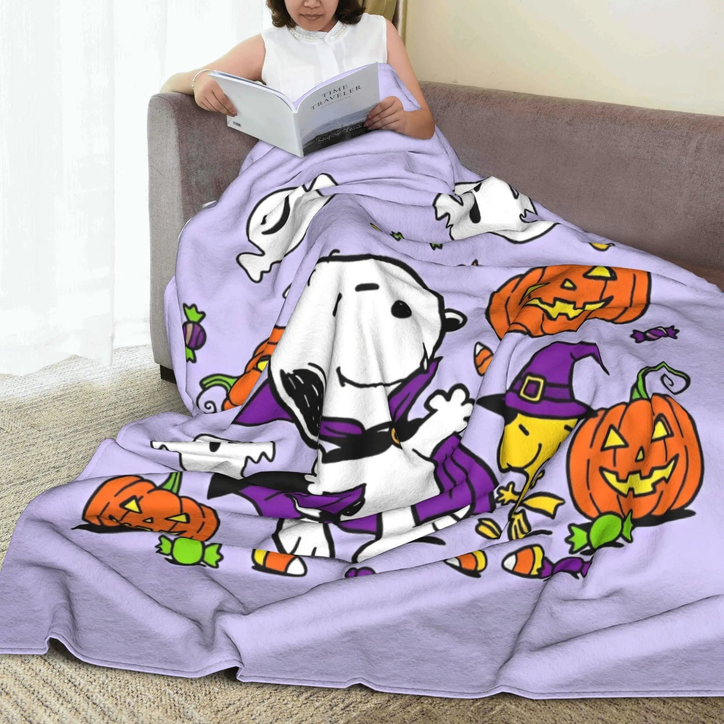 Soft Snoopy Halloween Throw Blanket Fleece Snoopy Blanket