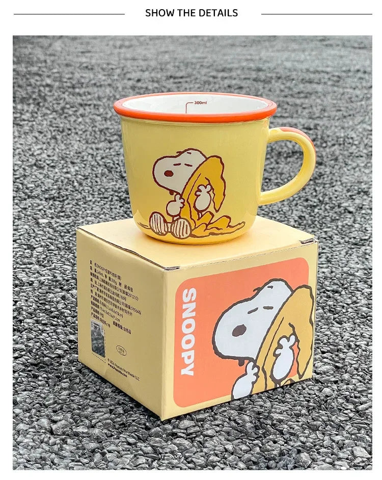 Couple Coffee Mugs Snoopy Cup