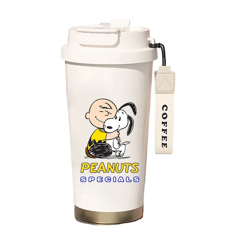 500ml Thermos Bottle Portable Snoopy Cup