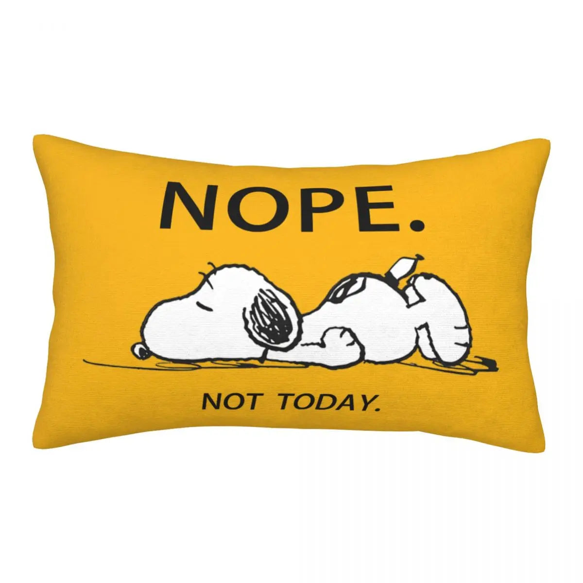 Cute Pillowcase 18in Square Red Snoopy Pillow