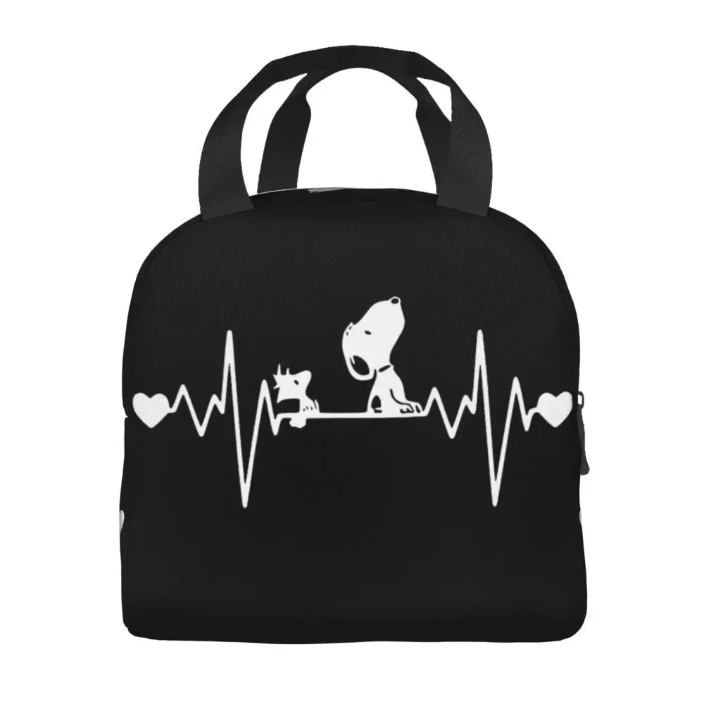 Snoopy Backpack Halloween Insulated Lunch Bag 22x20x13cm