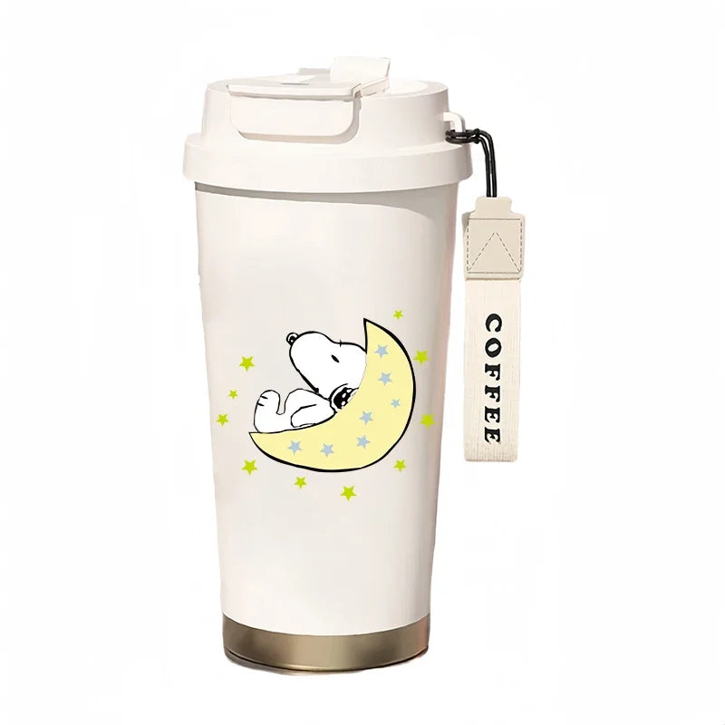 500ml Thermos Bottle Portable Snoopy Cup