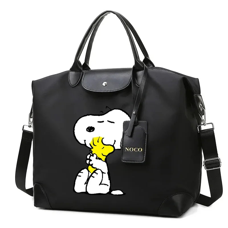 Snoopy Backpack Large Anime Travel Bag For Women 41x16x33cm
