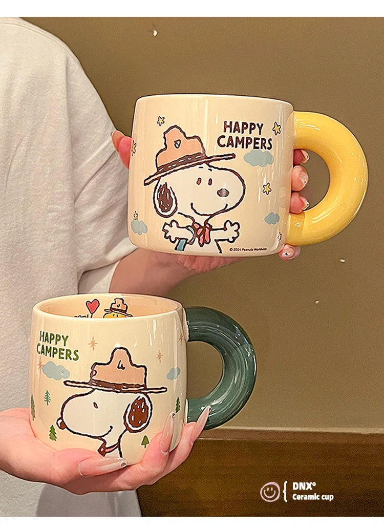 460ML Graduation Ceramic Mug Snoopy Cup