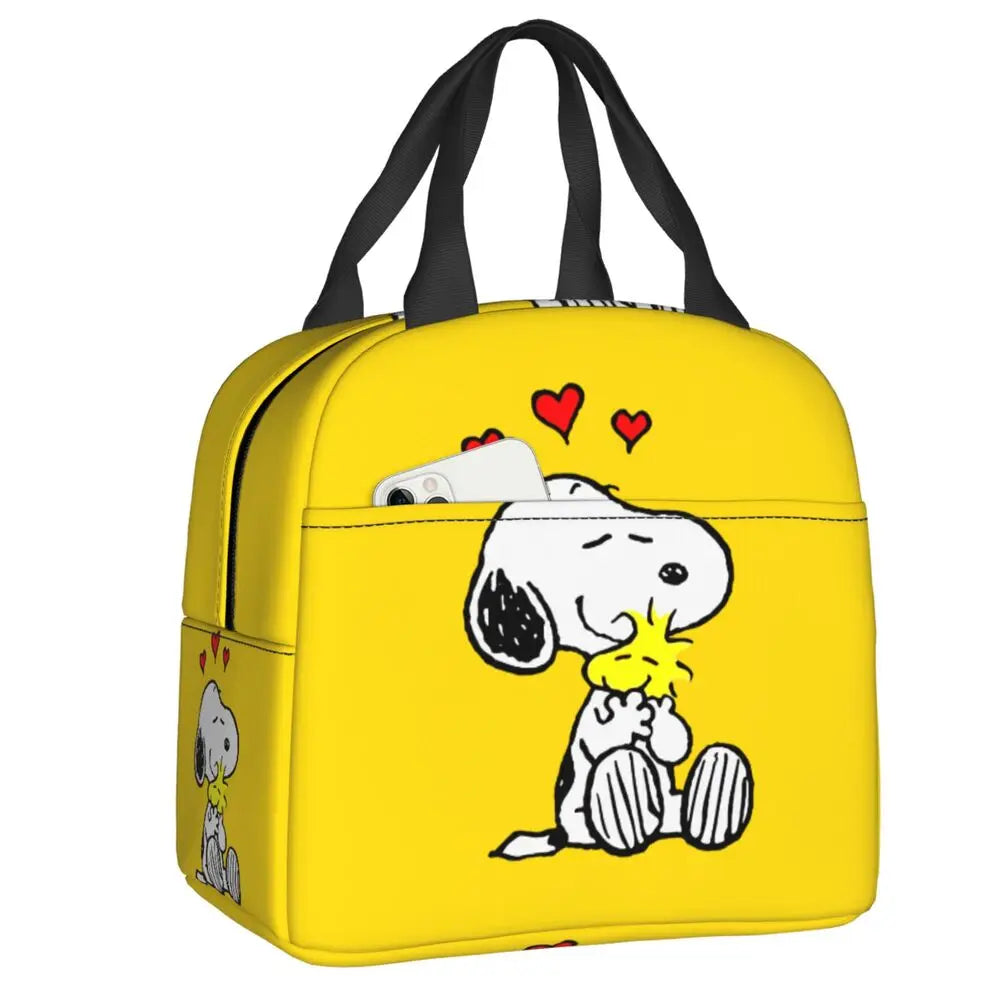 Snoopy Backpack Halloween Insulated Lunch Bag 22x20x13cm