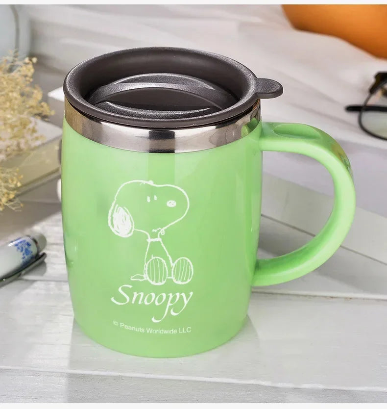 420ml Stainless Steel Mug for Men and Women Snoopy Cup