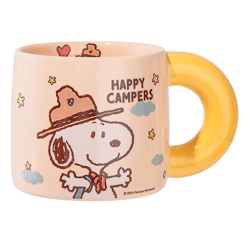 460ML Graduation Ceramic Mug Snoopy Cup
