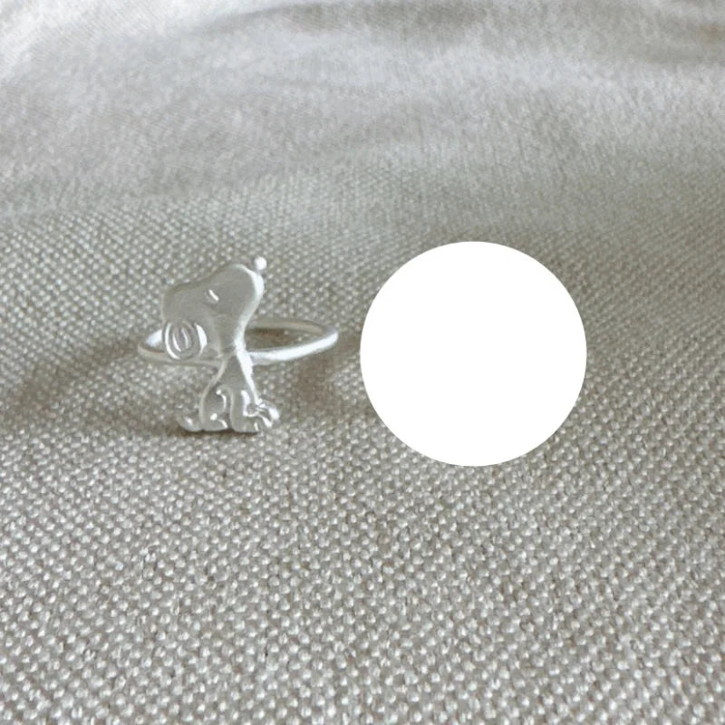 Adjustable Snoopy Alloy Ring