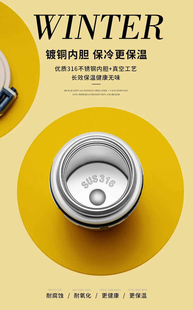 Vacuum Flask 316 Stainless Thermos Snoopy Cup